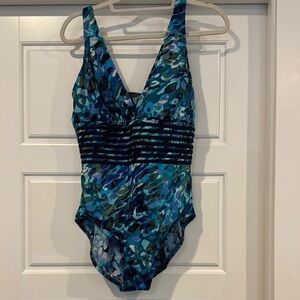 Aqua Green medium coverage swimsuit